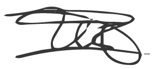 The signature of Dr. Pryor